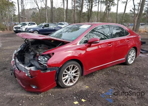 2010 Lexus Hs 250H Premium z USA, uszkodzony, nr VIN JTHBB1BA0A2035463